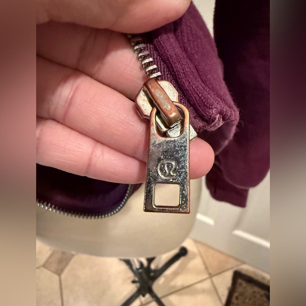 Special Edition Lululemon Scuba Hoodie Zip Up Sweatshirt 6 Plum Purple Fair Isle - Picture 2 of 11